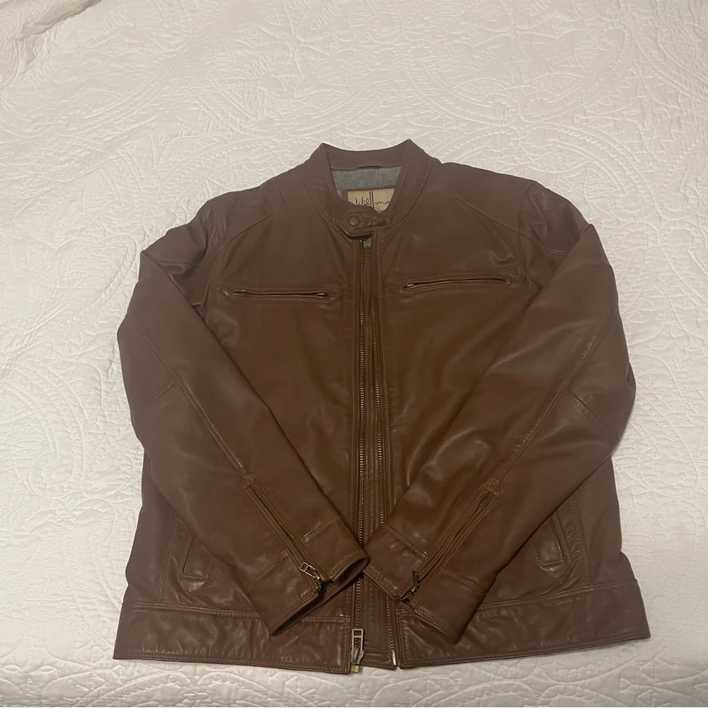 Men’s Wilson leather jacket large/Vintage USA/gently worn